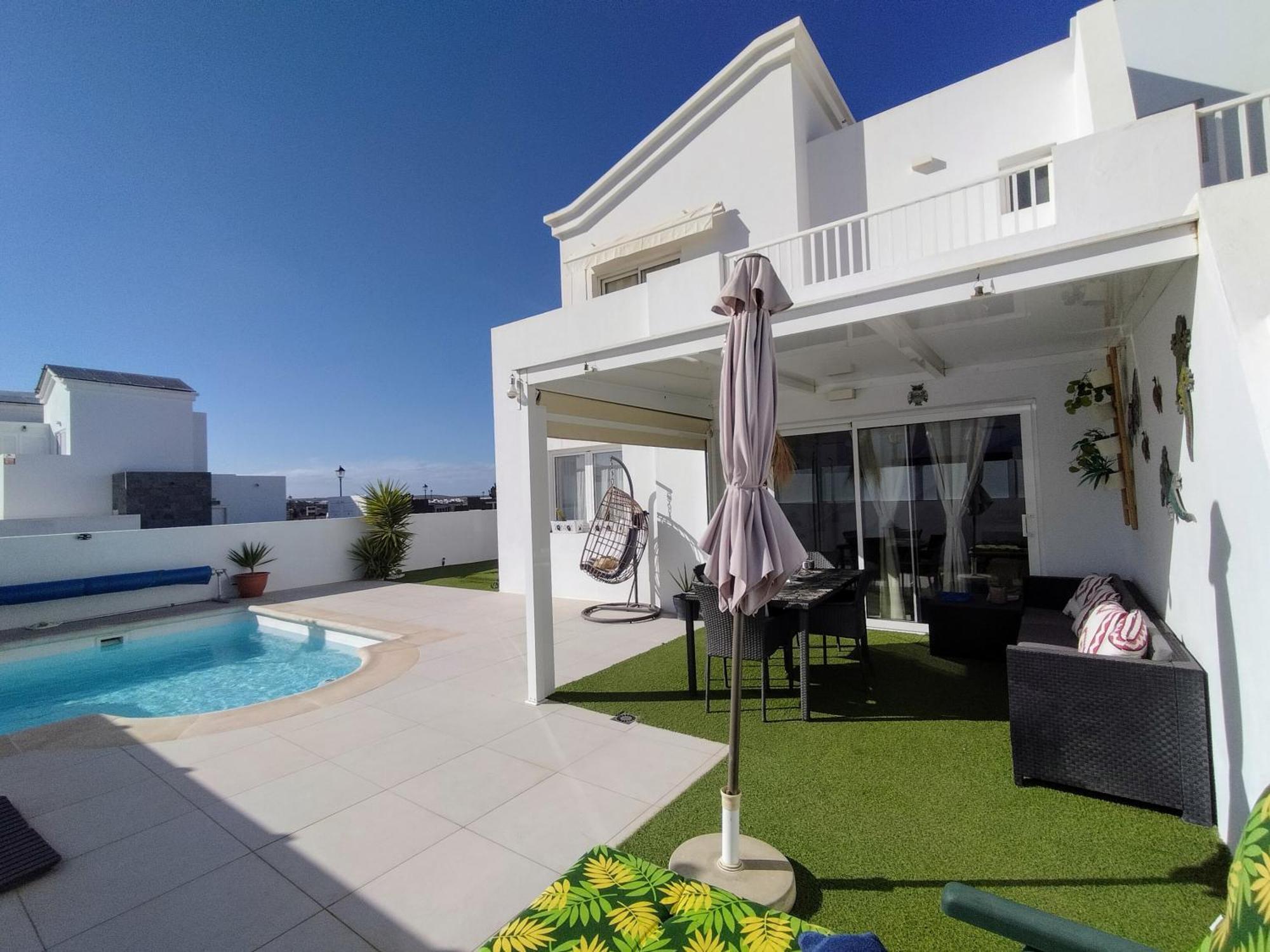 Lovely Villa Agua & Fuego,Heated Pool Playa Blanca  Exterior photo